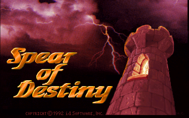Spear of Destiny - DOS Splash Screen