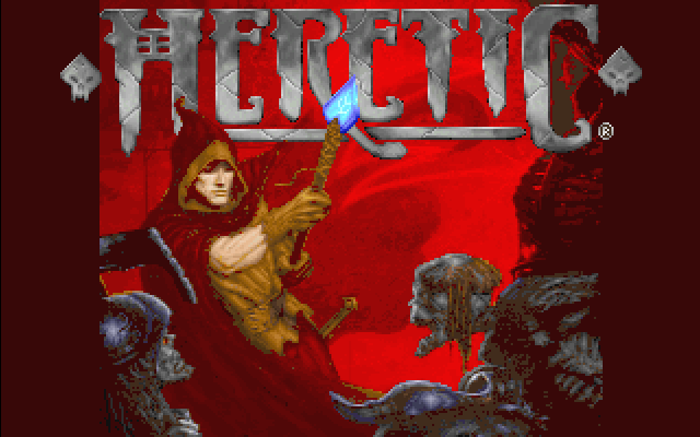 Heretic - DOS Splash Screen